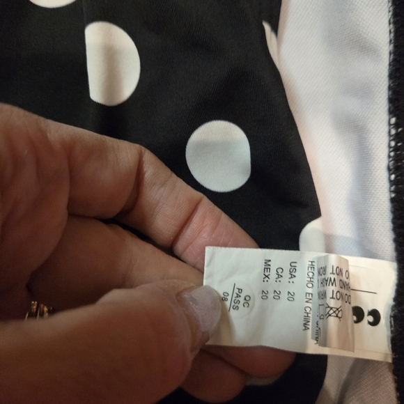 COCOSHIP Black and White Polka Dot Bikini - Picture 5 of 10